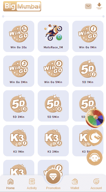 This image is app homepage image of best online betting app